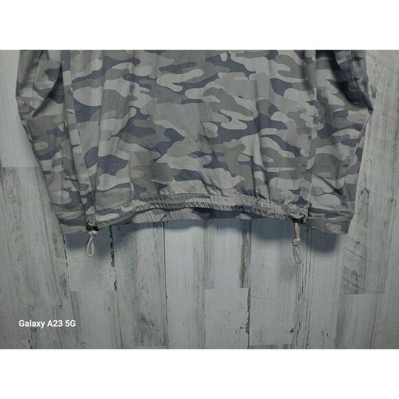 Democracy Camo Jacket Women's Medium Canvas Drawstring Bottom - Picture 6 of 8